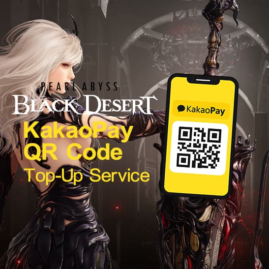 BLACK DESERT Korea KakaoPay QR Code Top-Up Service