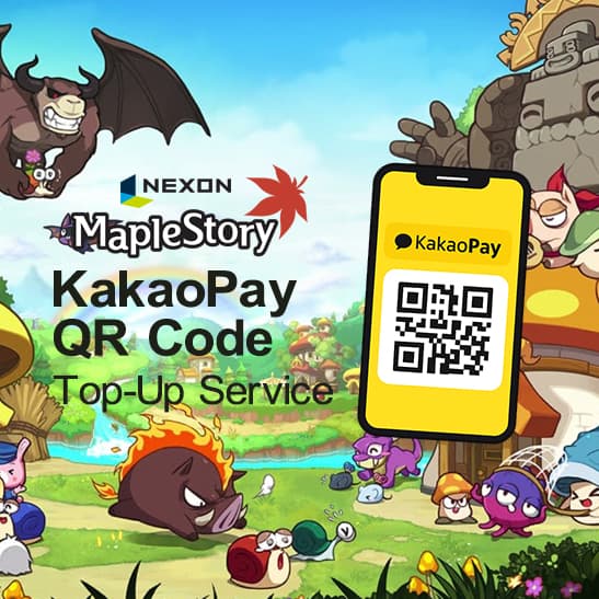 MapleStory Korea KakaoPay QR Code Top-Up Service
