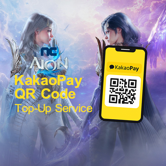 AION 2 Korea KakaoPay QR Code Top-Up Service