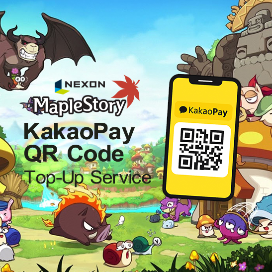 MapleStory Korea KakaoPay QR Code Top-Up Service