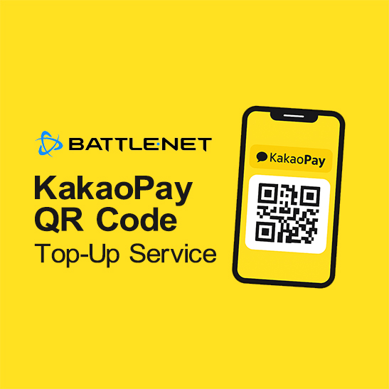 Battle.net Korea KakaoPay QR Code Top-Up Service